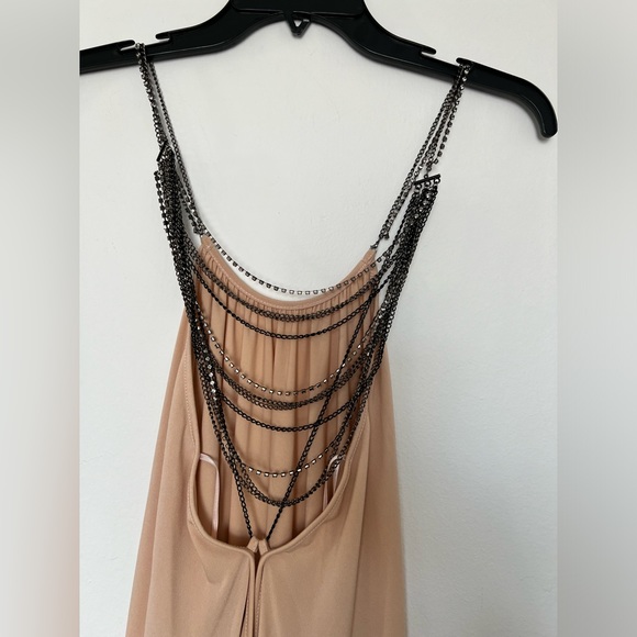 Rinascimento mini beige dress - Picture 5 of 6